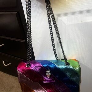Multicolor Chain Strap Women's Bag
